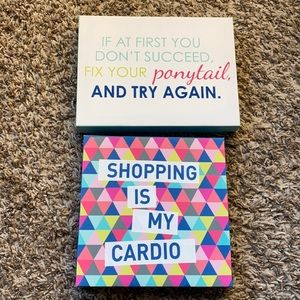 Inspirational wall decor